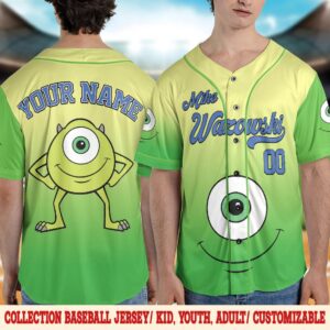 Monsters Inc Baseball Jersey - 1507250729