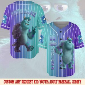 Monsters Inc Baseball Jersey - 1507250730