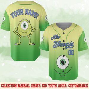 Monsters Inc Baseball Jersey - 1507250733