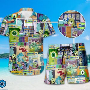 Monsters Inc Hawaiian Shirt - 1507250769