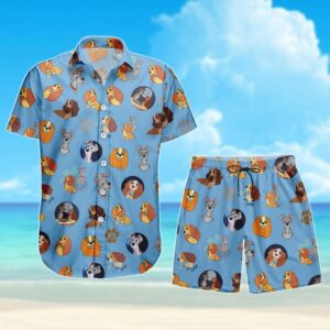 Lady and the Tramp Hawaiian Shirt - 1507250779