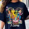 Custom Name Age Birthday The Muppet Team Comfort Color T-Shirt, Trending Unisex Tee, Disneyland Vacation Trip Gift 2025 - HD10250433