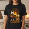 Adventure Time Christmas T-Shirt, Cozy Finn and Jake Holiday Tee, Cartoon Fireplace Winter Shirt - HD10250618
