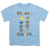 Sesame Street Street Smart Kid's Light Blue T-Shirts - HD10251642