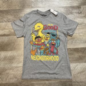 Sesame Street Men's All Good In The Neighborhood Vintage Inspired Tee T-Shirt - HD10251657