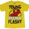 Sesame Street Mens T-Shirt - "Young, Rich & Flashy" Arms Crossede Sesame Street Image - HD10251658