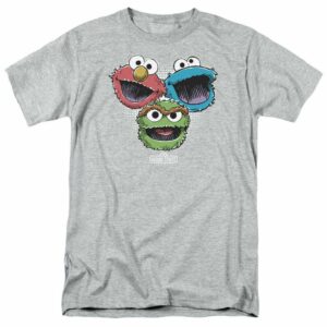 Sesame Street Halftone Heads T Shirt - HD10251665
