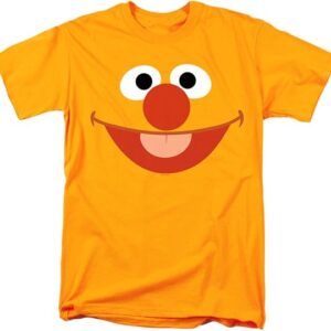 Popfunk Sesame Street Ernie Face T-Shirt & Stickers - HD10251673