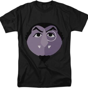 Sesame Street The Count Glower Unisex Adult T Shirt - HD10251674
