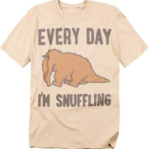 Sesame Street The Snuffle Shuffle Unisex Adult T Shirt - HD10251675