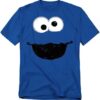 Sesame Street Big Face Crayon Sketch Costume Unisex Adult T Shirt Collection - HD10251676