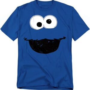 Sesame Street Big Face Crayon Sketch Costume Unisex Adult T Shirt Collection - HD10251676