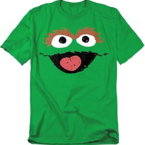 Sesame Street Big Face Crayon Sketch Costume Unisex Adult T Shirt Collection - HD10251678
