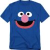 Sesame Street Grover Face T Shirt - HD10251679
