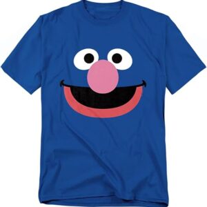 Sesame Street Grover Face T Shirt - HD10251679