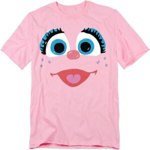 Sesame Street Big Face Crayon Sketch Costume Unisex Adult T Shirt Collection - HD10251681