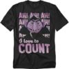 Popfunk Classic Sesame Street The Count Ah! Ah! Ah! Unisex Adult T Shirt - HD10251684