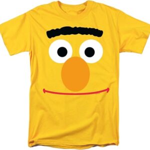Popfunk Sesame Street Bert Face T Shirst - HD10251685