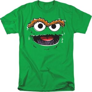 Sesame Street Big Face Retro Sketch Costume Unisex Adult T Shirt Collection - HD10251687
