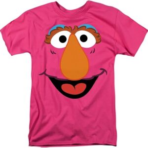 Sesame Street Telly Face Unisex Adult T Shirt - HD10251688