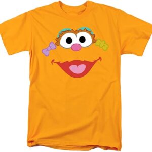 Sesame Street Zoe Face Unisex Adult T Shirt - HD10251690