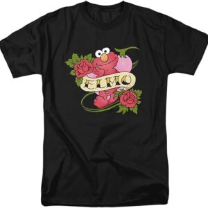 Sesame Street Sesame Street Tattoo Unisex Adult T Shirt - HD10251691