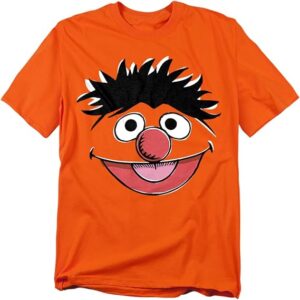 Sesame Street Big Face Retro Sketch Costume Unisex Adult T Shirt Collection - HD10251698