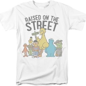 Popfunk Sesame Street The in My Hood Unisex Adult T-Shirt - Large - White - HD10251699