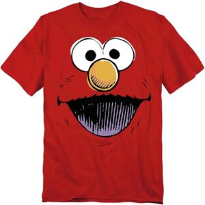 Sesame Street Big Face Retro Sketch Costume Unisex Adult T Shirt Collection - HD10251702