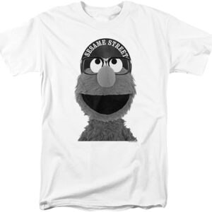 Sesame Street Black and White Sesame Street Lee Unisex Adult T Shirt - HD10251717