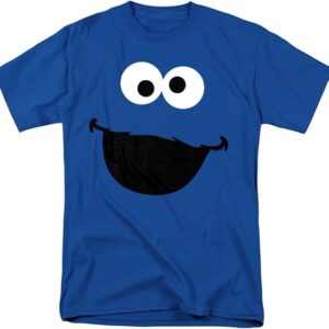 Popfunk Sesame Street Character Face Adult T Shirt - HD10251728