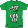 Sesame Street Oscar The Grouch Can It! Unisex Adult T Shirt - HD10251730
