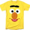 Sesame Street Big Face Crayon Sketch Costume Unisex Adult T Shirt Collection - HD10251743