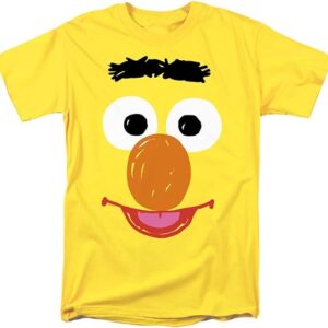 Sesame Street Big Face Crayon Sketch Costume Unisex Adult T Shirt Collection - HD10251743