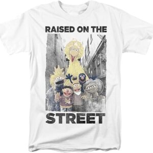 Popfunk Sesame Street Big Bird Oscar Bert Ernie Grover T-Shirt - HD10251745