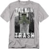 Sesame Street Oscar The Grouch Talkin Trash Unisex Adult T Shirt - HD10251749