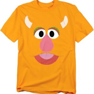 Sesame Street Freddy Face Unisex Adult T Shirt - HD10251770