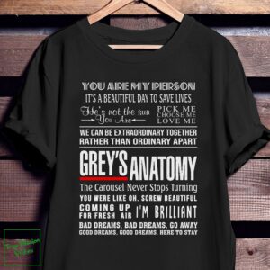 Grey's Anatomy Unisex Tshirt - HD10252323