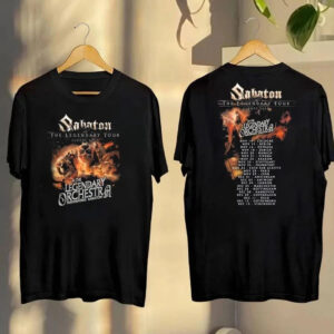 Sabaton The Legendary Tour Europe 2025 T-shirt - HD10253322