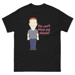 Mark Zuckerberg South Park Tee, Funny Shirt, Pop Culture Tees, Zuckerberg Style - HD10253522
