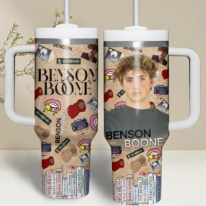 Benson Boone 40oz Tumbler, Stainless Steel - HD10256414