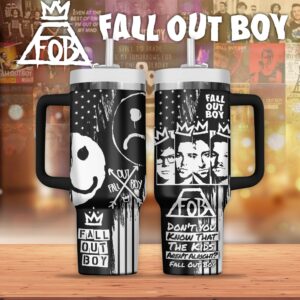 Fall Out Boy 40oz Tumbler, Stainless Steel - HD10256476