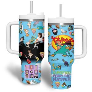 Phineas and Ferb 40oz Tumbler, Stainless Steel - HD10256612