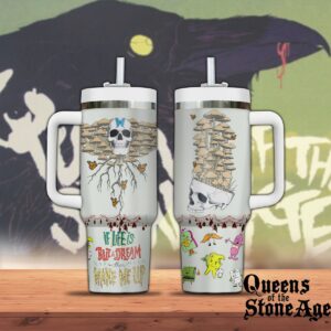 Queens of the Stone Age 40oz Tumbler, Stainless Steel - HD10256613