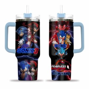 Sonic The Hedgehog 40oz Tumbler, Stainless Steel - HD10256630
