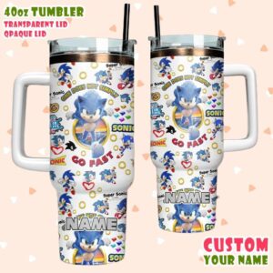 Sonic The Hedgehog 40oz Tumbler, Stainless Steel - HD10256631