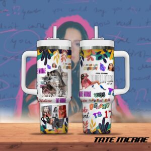 Tate McRae 40oz Tumbler, Stainless Steel - HD10256637