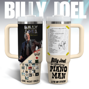 Billy Joel 40oz Tumbler, Stainless Steel - HD10256669