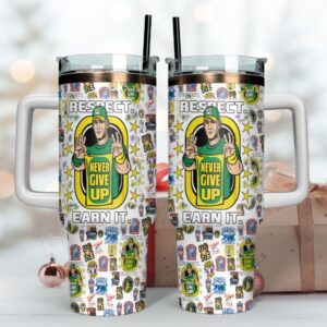 John Cena 40oz Tumbler, Stainless Steel - HD10256674