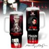 Marilyn Manson 40oz Tumbler, Stainless Steel - HD10256685